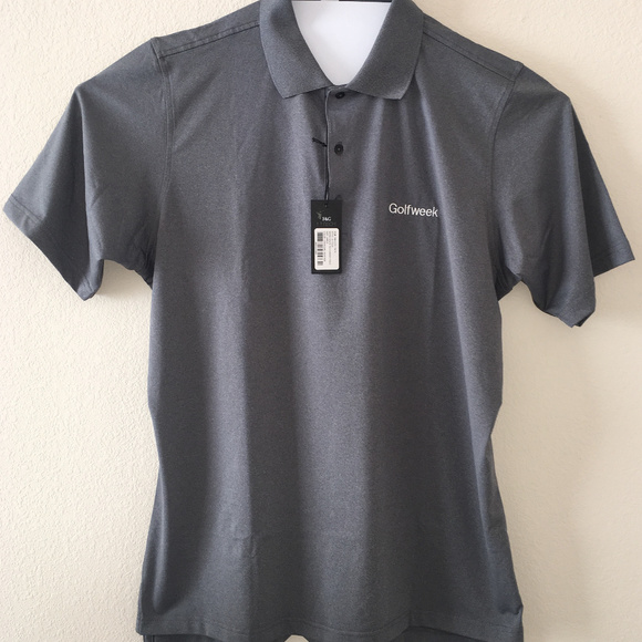 F&G TECH Mens golfweek Hokies Polo Shirt - Picture 1 of 7